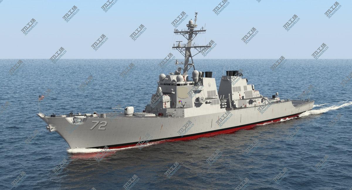 images/goods_img/2021040234/Arleigh Burke Destroyer Mahan DDG-72 3D model/5.jpg